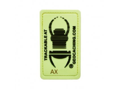 Travel Bug® Glow In The Dark Trackable Patch/Geocaching.