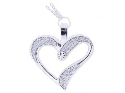 Geocaching náhrdelník ve?ná láska. Eternal Love Geocoin Necklace- Polished SilverGeocaching.