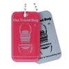 PINK Geocaching QR Travel Bug® - Glow in the dark