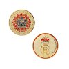King Charles III Coronation Geocoin - Satin Gold