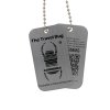 RED Geocaching QR Travel Bug® - Glow in the dark
