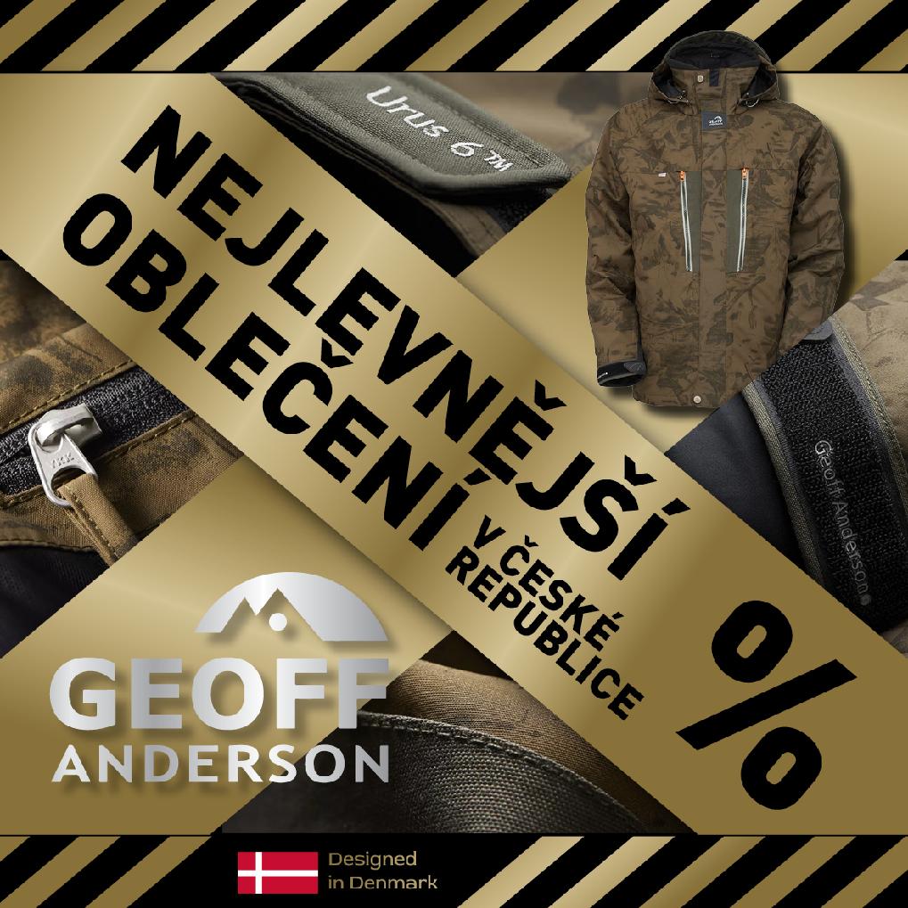 GEOFF ANDERSON Nejlevnější na trhu