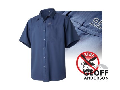 Košile s krátkým rukávem Ezmar Light modrá (Variant Velikost: S)