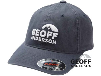 Kšiltovka Geoff Anderson Flexfit Washed modrá 3D logo (Variant Velikost: L/XL)