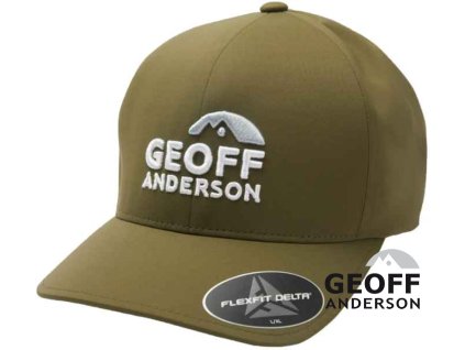 Kšiltovka Geoff Anderson Flexfit Delta zelená 3D logo (Variant Velikost: S/M)