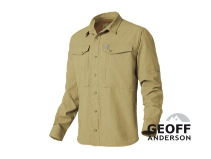 Košile Zulo II Geoff Anderson dlouhý rukáv - zelená (Variant Velikost: M)