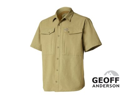 Košile Zulo II Geoff Anderson krátký rukáv - zelená (Variant Velikost: S)