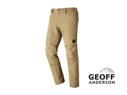 Kalhoty & šortky Geoff Anderson ZipZone II - zelené (Variant Velikost: S)