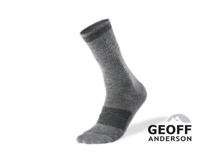 Ponožky Geoff Anderson WizWool Mid Weight šedé (Variant Velikost: 37-40)