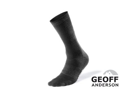 Ponožky Geoff Anderson WizWool Mid Weight černé (Variant Velikost: 41-43)