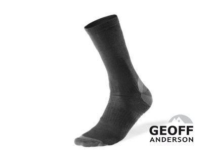 Ponožky Geoff Anderson WizWool Light Weight černé (Variant Velikost: 44-47)