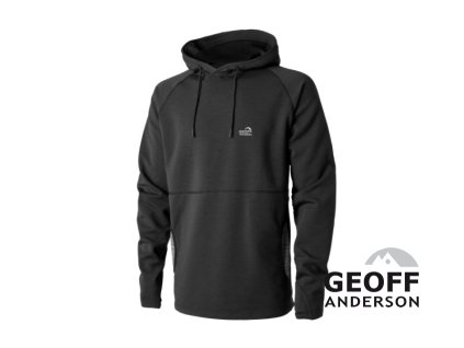 Mikina s kapucí Geoff Anderson WizWool 335 černá (Variant Velikost: S)
