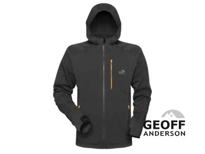 Geoff Anderson bunda z mikro fleece HOODY 3 černá (Velikost L)