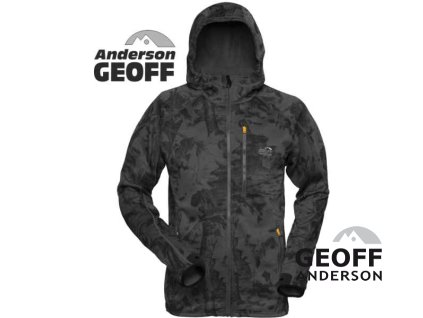 Bunda HOODY3 Geoff Anderson Black/leaf (Velikost XXXL)