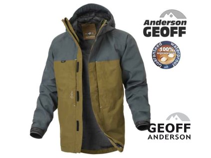 Bunda Geoff Anderson Barbarus 2 zelená (Velikost XXXL)