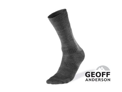 Ponožky Geoff Anderson WizWool Light Weight šedé (Velikost 37-40)