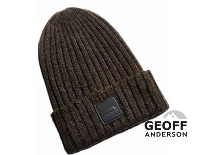 Čepice Geoff Anderson WizWool Njal beanie hnědá