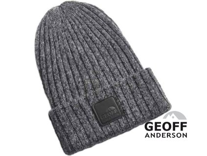 Čepice Geoff Anderson WizWool Njal beanie šedá