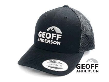 Kšiltovka Geoff Anderson SnapBack síťová s logem černá