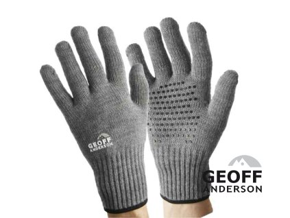 Geoff Anderson rukavice Corespun merino šedé