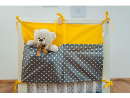 kapsář george & jacob šedý puntík žlutá