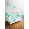 povlečení george & jacob tyrkysový set do postýlky