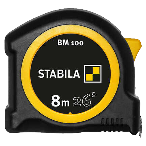 Zvinovací meter STABILA BM100/300 3 - 8 metrov Dĺžka v metroch: 8m - Stabila BM300
