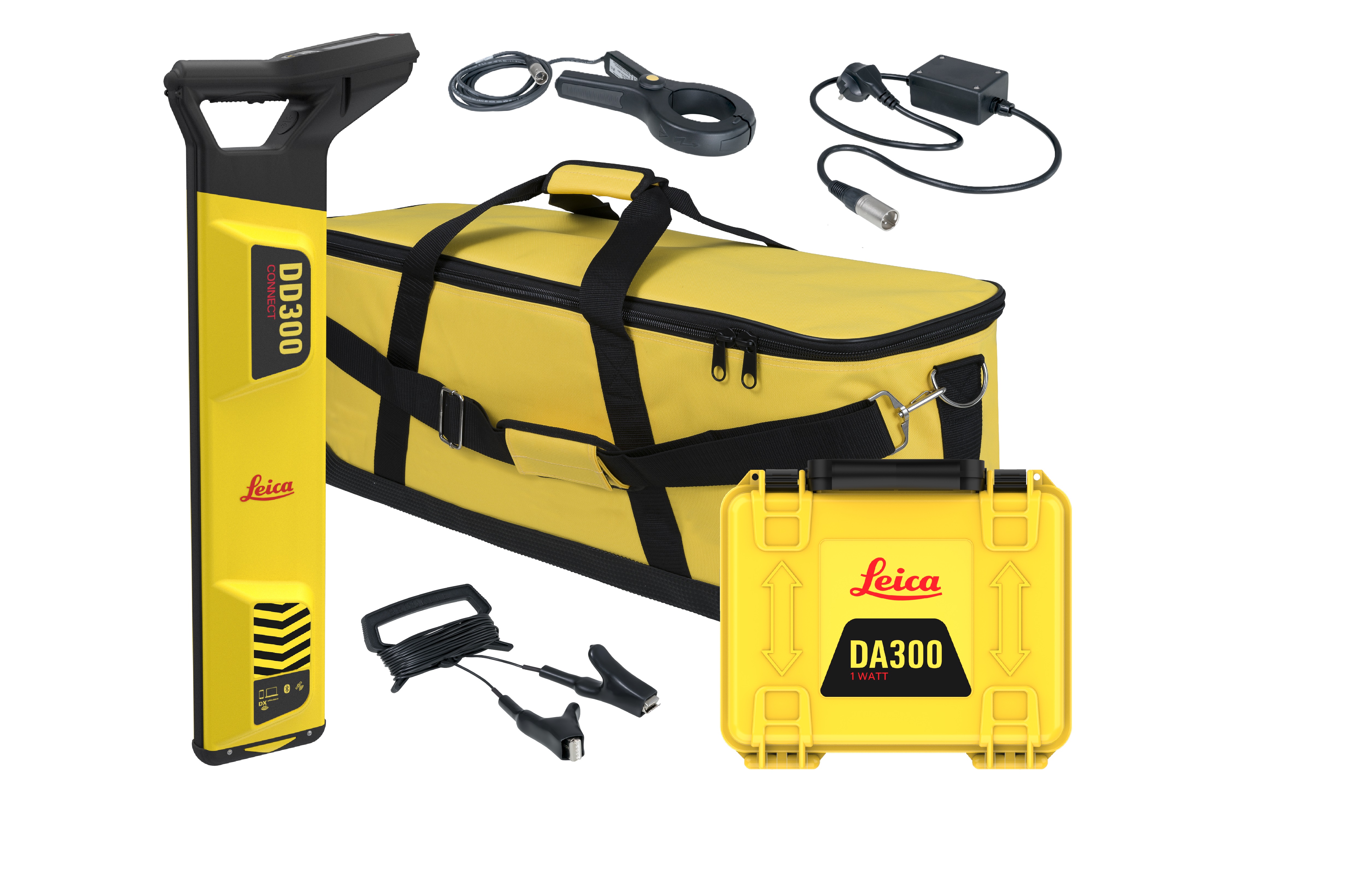 Vyhľadávač vedení Leica DD300 CONNECT SET