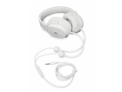 GeoZdraví Sluchátka přes hlavu Premium bílá
