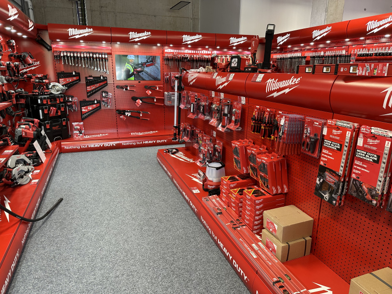 Showroom Gepex, pohled do prostoru
