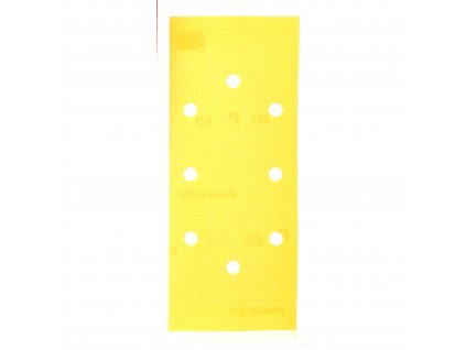 Brusný papír 93x230mm, zrnitost 80 - 10ks