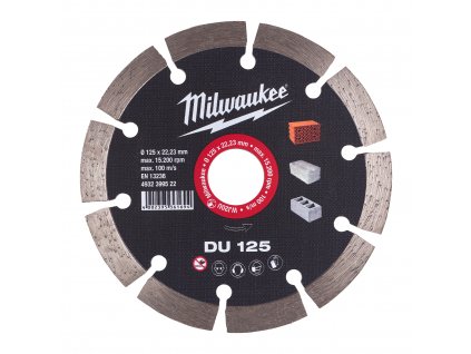 Diamantový kotouč  DU 125 x 22,2 mm