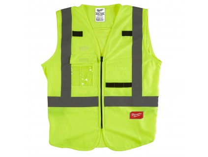 Výstražná vesta s vysokou viditelností žlutá - 2XL/3XL