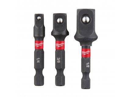 Milwaukee  4932479228 sada ShockWave adapterů 1/2', 3/8', 1/4'
