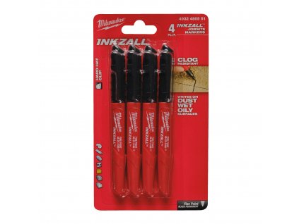 Milwaukee značkovač černý FIX - 4ks