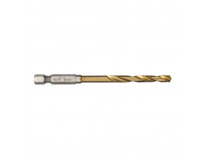 Milwaukee 48894712 Vrták do kovu RED HEX HSS-G TiN Ø  5mm