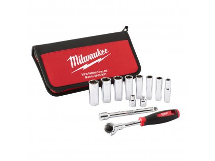 Milwaukee Ráčna 3/8" – set 12ks