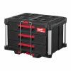 Milwaukee 4932472130 PACKOUT se 3 zásuvnými boxy