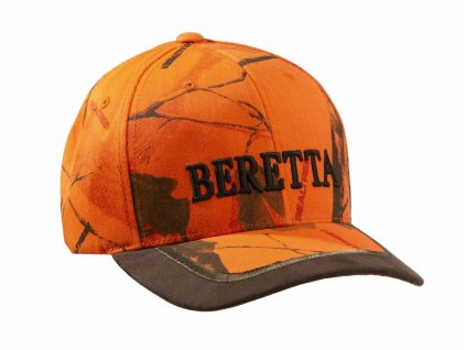 Kšiltovka Beretta Camo - oranžová