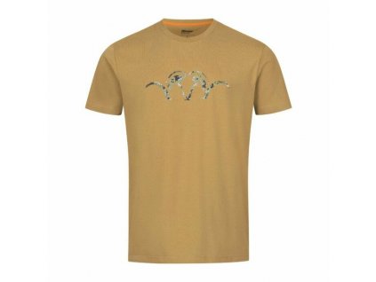 Tričko Blaser Argali béžové, logo HunTec camo