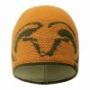 Čepice Blaser Beanie zimní pletená, oranžová, vnitřní fleece