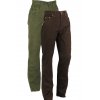 Kožené kalhoty Fuente - zelené