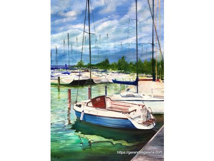 Szabad kikötő 70x50 cm gg