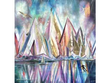 Ametiszt királyság 70x70 cm gg