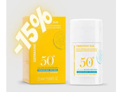 Germaine de Capuccini TIMEXPERT SUN NEVIDITELNÁ OCHRANNÁ TYČKA SPF50+