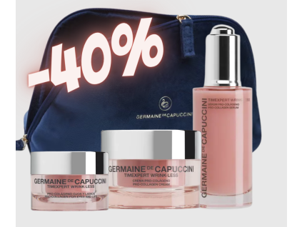 Germaine de Capuccini TIMEXPERT wrink less SADA proti vráskám – Pro-Collagen Routine ( VÍCE VARIANT ) 50ml+50ml+15 ml  #náplasti na vrásky-4ks