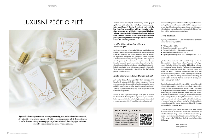 Luxusní péče o pleť