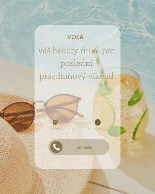 ✨ Kdyby byl poslední prázdninový víkend jedním pečujícím rituálem GERnétic, jaký by byl ten váš? Ještě než se léto...