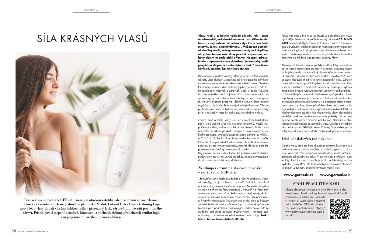 Síla krásných vlasů