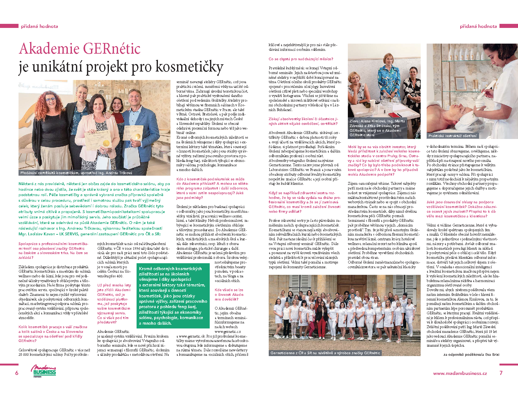 Akademie GERnétic je unikátní projekt pro kosmetičky